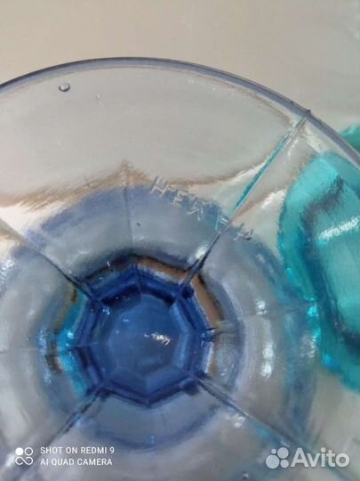 Вазы старинные синего стекла