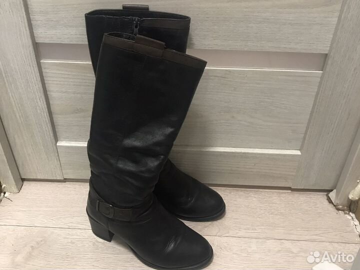 Сапоги натуральная кожа 38