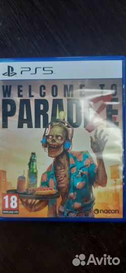 Диск с игрой на ps 5. Welkome to paradize