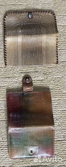 Кошелек СССР Латвия кожа бу 2 шт