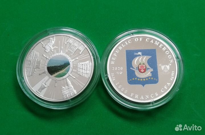 Калининград. Серебро 31,1 Камерун 2020 Тираж 1500