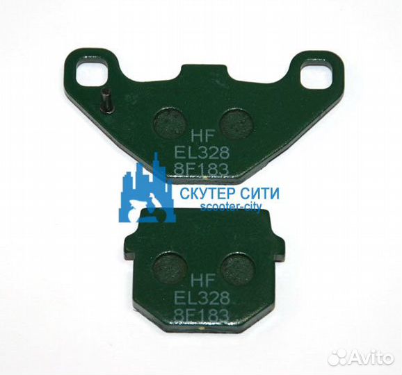 Колодки под дисковый тормоз зад. (пара) ATV Stels