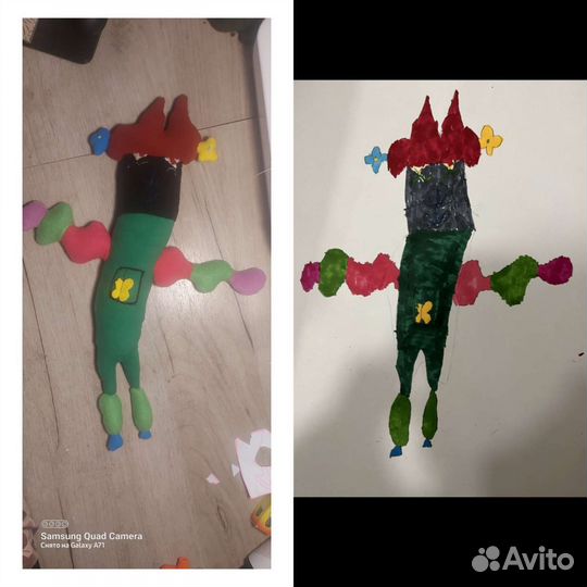 Пошив игрушек по рисунку ребенка