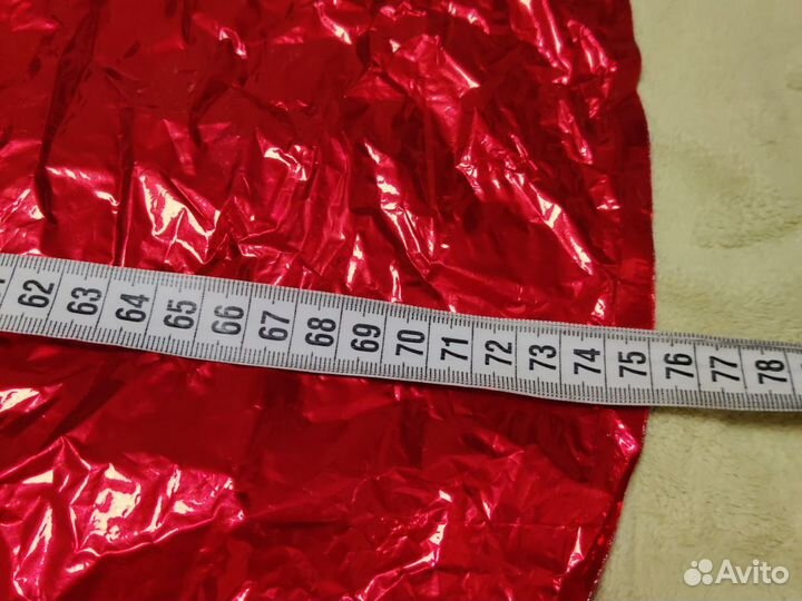 Шарик фольгированный красное сердце бу