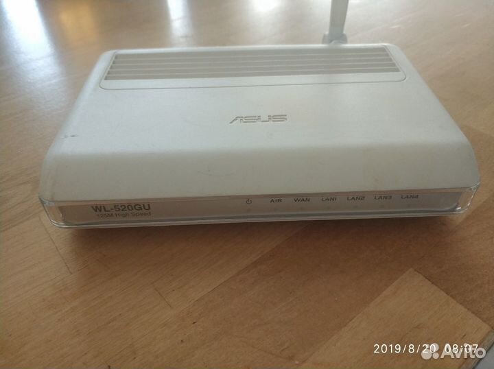 Роутер asus 520gu, без бп