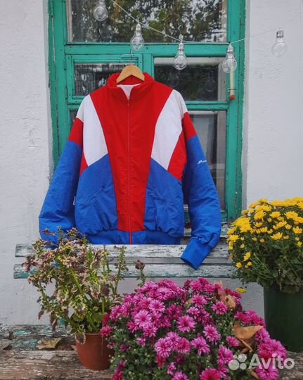 Куртка-ветровка женская винтаж