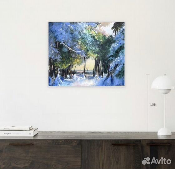 Картина маслом пейзаж