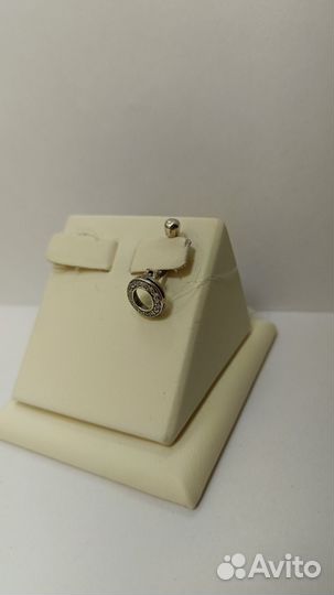 Серебряный пирсинг в пупок