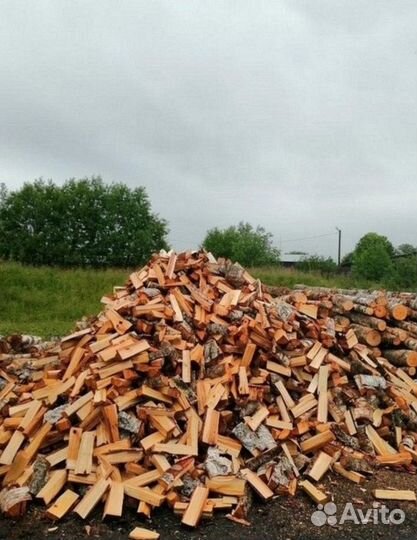 Дрова колотые ольха