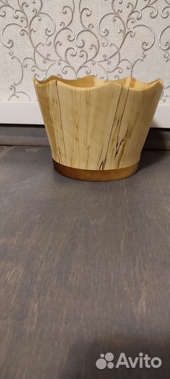 Чаша из шпальта березы.Деревянная посуда