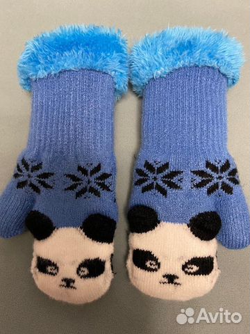Варежки зимние детские