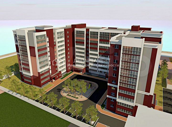 2-к. квартира, 71,3 м², 3/10 эт.