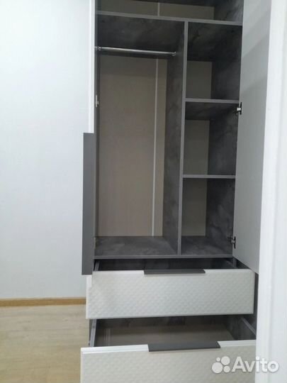 Детский шкаф для вещей с 2 ящиками