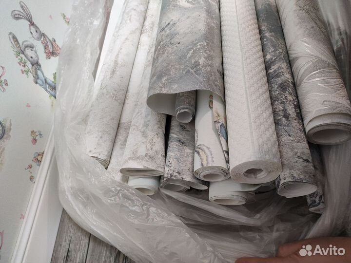 Обои остатки