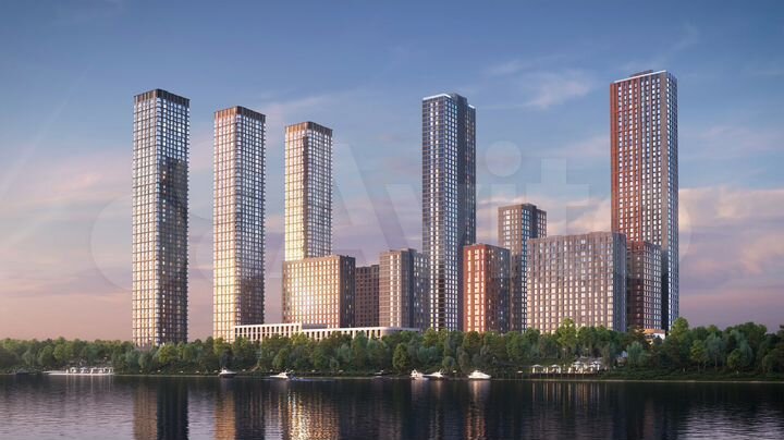 2-к. квартира, 55,5 м², 26/53 эт.