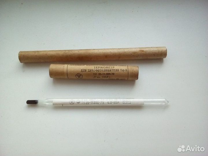 Термометр тф-3, шкала 10-70С, длина 190 мм