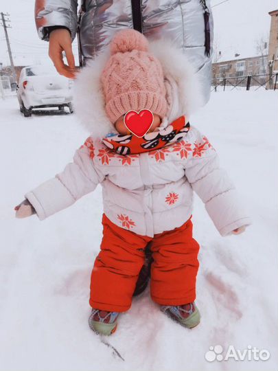 Зимний костюм для девочки