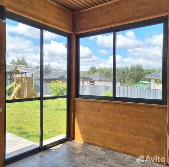 Пластиковые окна и двери новые