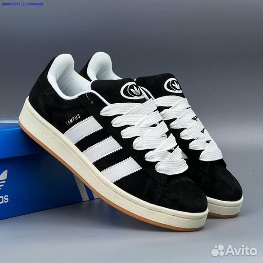 Кроссовки Adidas Campus 00 Black (Арт.44037)