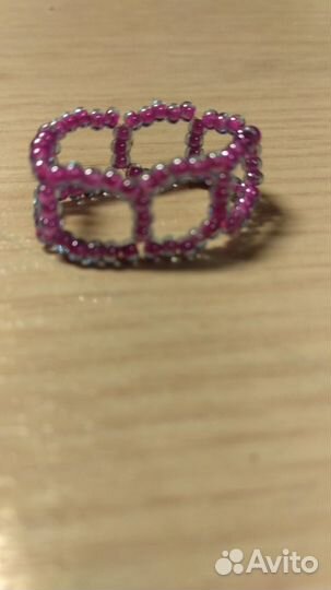 Колечки из бисера- ручная работа