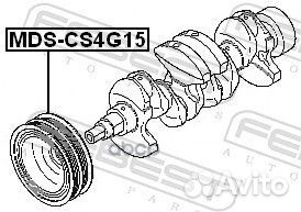 MDS-CS4G15 шкив коленвала Mitsubishi Lanser CS