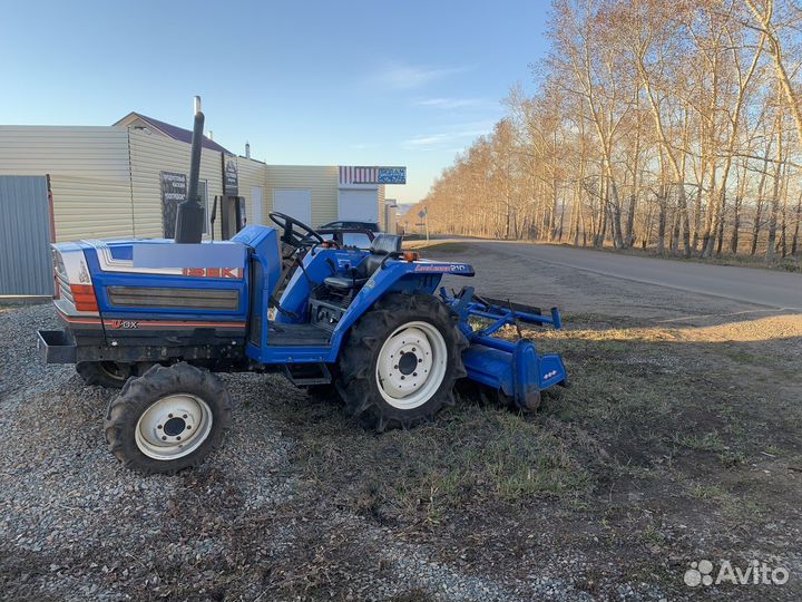 Вспашка земли фрезой минитрактором