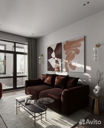 Картины интерьерные абстракции на холсте