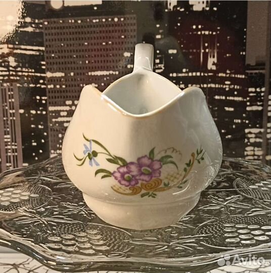 Южноуральский Фарфор соусники чайная пара