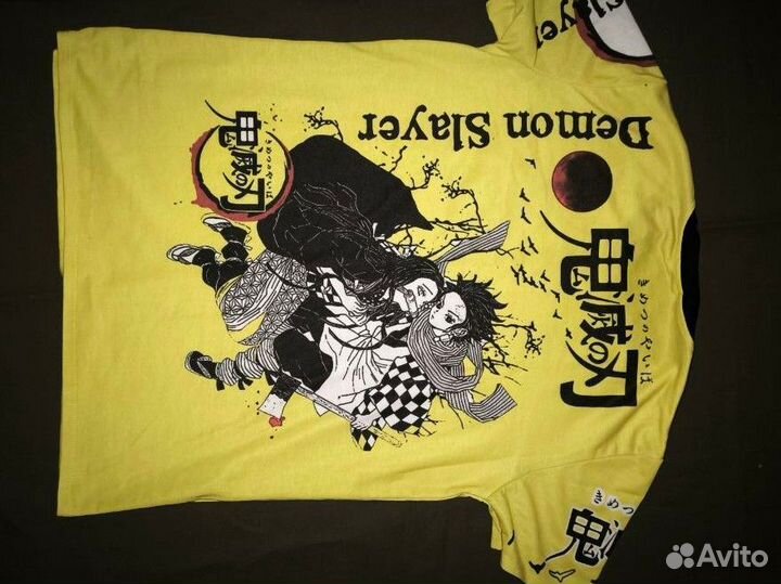 Футболка винтаж «Demon Slayer»