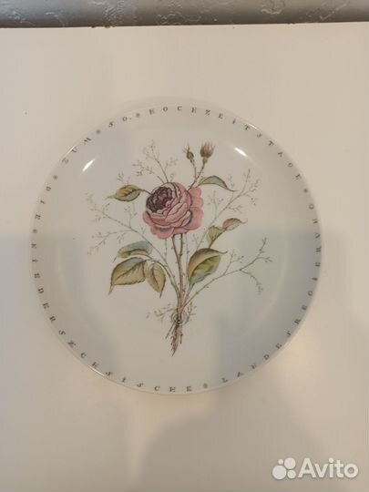 Редкая настенная тарелка Германия