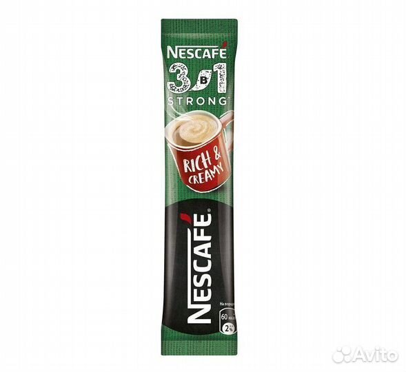 Опт - Растворимый кофе Nescafe 3в1 Strong Крепкий