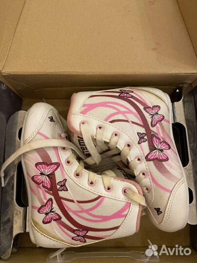 Atemi коньки ледовые детские 27