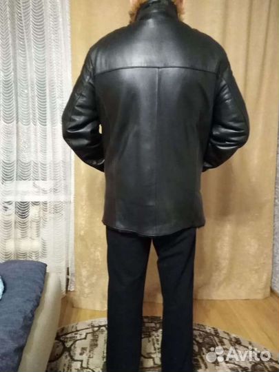 Кожаная куртка мужская
