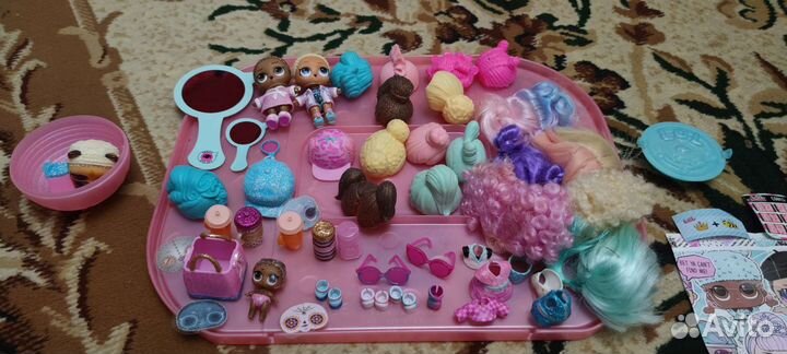 Набор кукол LOL (чемодан+аксессуары)