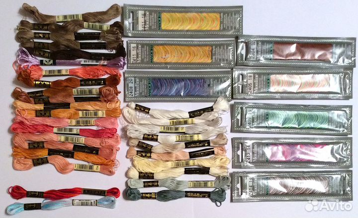 Нитки мулине DMC, Anchor, Madeira