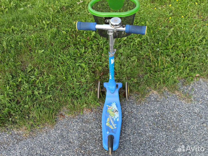 Самокат детский трехколесный бу