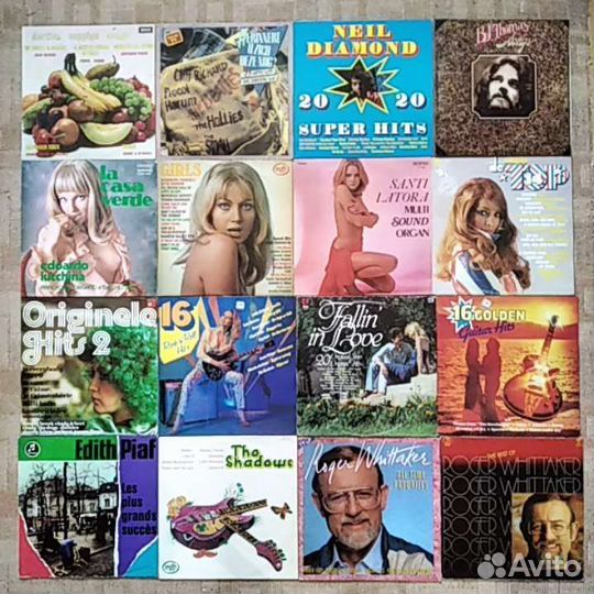 Фирменные виниловые пластинки. Зарубежная эстрада