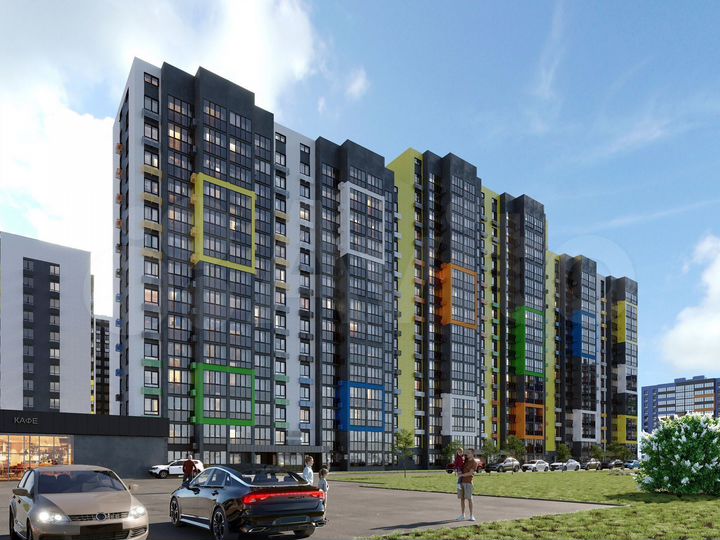 2-к. квартира, 58,6 м², 14/16 эт.