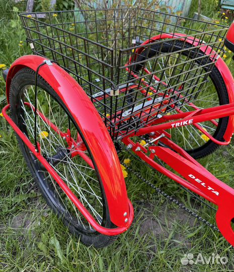 Велосипед взрослый 3х колесный