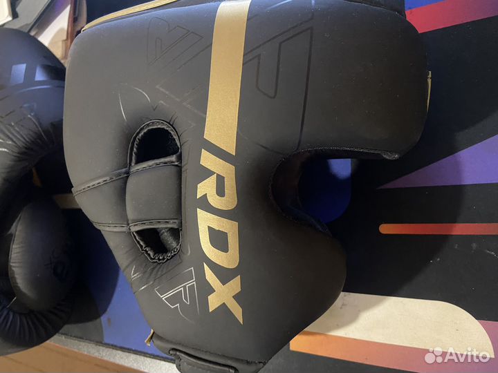 Шлем перчатки бинты RDX