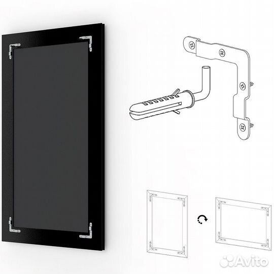 Зеркало Evoform Exclusive 139х59 BY 3523 с фацето