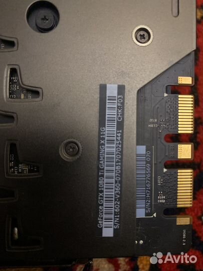 Видеокарта gtx 1080 ti 11 gb