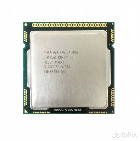 Б/у процессор сокет 1156 Intel Core i3-550 slbud