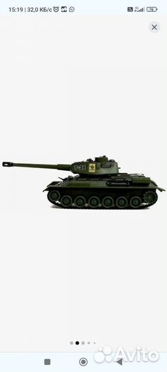 Танк Т-34 на радио управлении