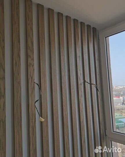 Декоративные рейки woodwall 7 шт