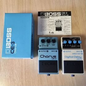 Boss CE-3, Boss DD-3, сделаны в Японии