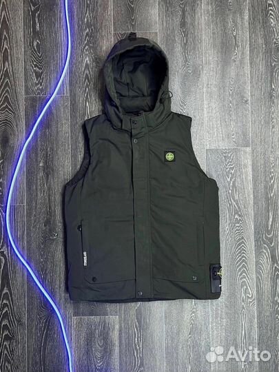 Жилетка Stone island стильная осеняя (топ 2024)