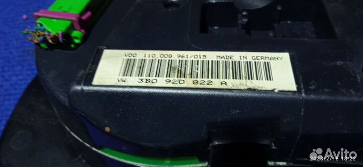 Панель приборов Passat b5 1.9tdi