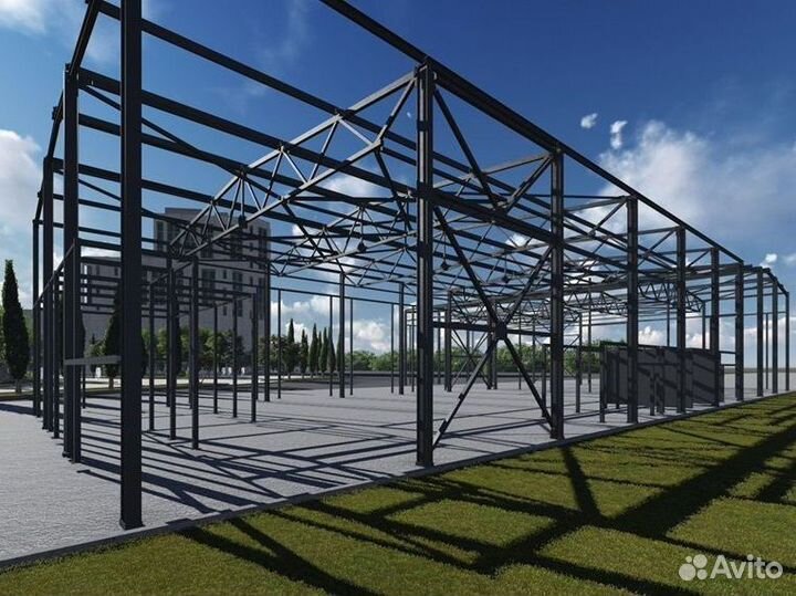 Металлоконструкции. Каркас здания