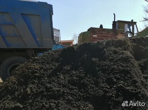 Черный чернозем Навоз коровий,камаз 15т,газель,зил